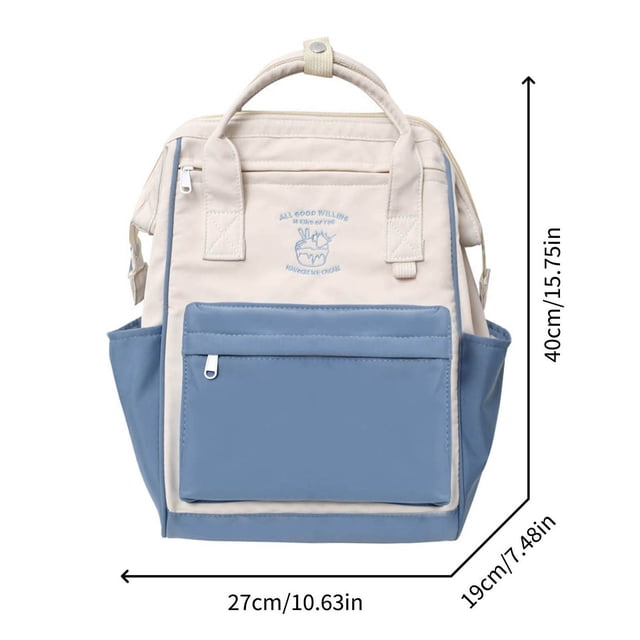 Backpacks for School Stickers and Decals Versatile Large Capacity Junior High School Student Backpack Color Matching Foolproof Backpack New Student Backpack for The Start of The School Season