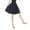 Black, variant on RUTAYY Women Dance Party High Waisted Ruffles Tulle Half Skirt Holiday Party TuTu Ballet Skirts Solid Color Smocked Boho Pleated Skirts