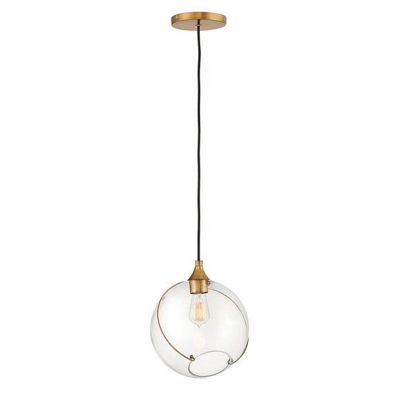 1 Light Small Pendant In Modern-Bohemian Style 10.75 Inches Wide By 12.75 Inches High-Heritage Brass Finish Hinkley Lighting 30303Hbr