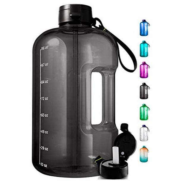 1 Gallon Water Bottle With Time Marker Large Water