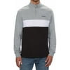 Calvin Klein Mens Mid-Weight Quarter Zip Pullover(Glacier Gray Heather , Small)