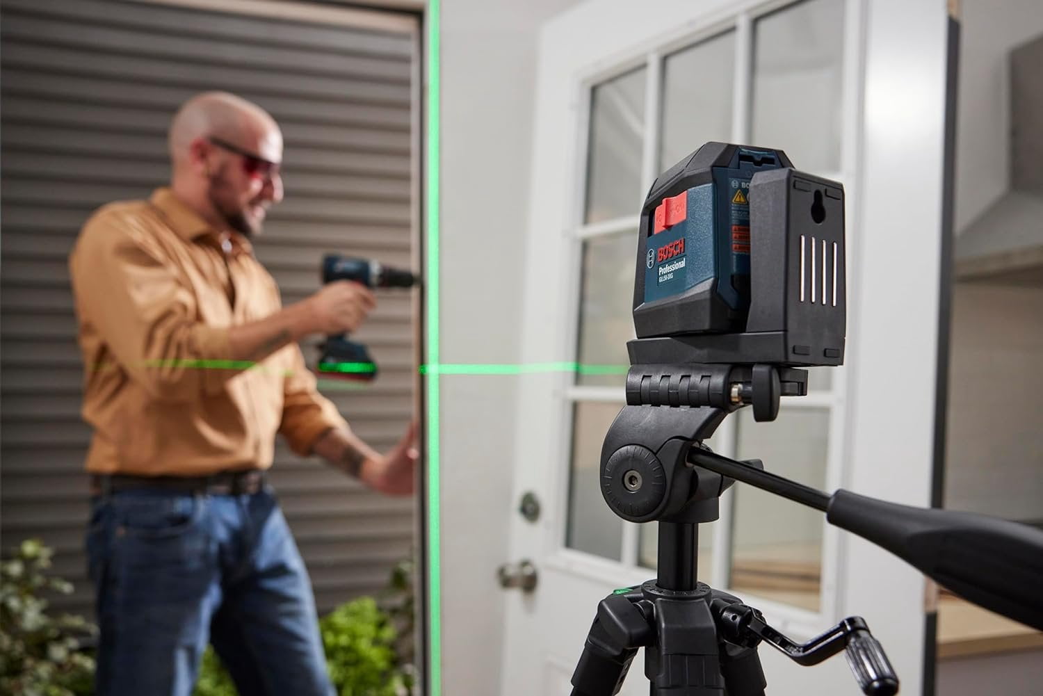 Bosch Green-Beam Self-Leveling Cross-Line Laser (Bare Tool)