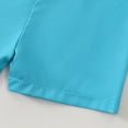 thumbnail image 5 of newwalpole Toddler Baby Boy Easter Outfit Short Sleeve Bunny Print Bow Tie Button Down Shirt Top Shorts 2Pcs Set Sky Blue for Size 3-4 Years, 5 of 7