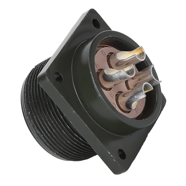 Toma de aviación de 4 pines, 2,2 KW a 5,5 KW, enchufe de aleación para equipos, motores, herramientas de hardware de grado industrial
