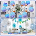 thumbnail image 7 of 96 Pieces Frozen Iridescent Winter Snowflake Birthday Party Supplies Snowflake Tableware Set Disposable Paper Plates Cups Napkins Serve 24 Guests for Christmas Winter Wonderland Decorations, 7 of 7