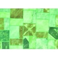 thumbnail image 1 of Ahgly Company Indoor Rectangle Patchwork Green Transitional Area Rugs, 3' x 5', 1 of 4