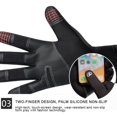thumbnail image 3 of Men Winter Riding Ski Gloves Mountaineering Motorcycle Windproof And Waterproof Touch Screen Texting Warm Gloves, 3 of 10