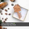 thumbnail image 6 of Personalized Gift Co. Multi-color Snowflake Wooden Christmas Key Decorative Accent Ornament, 3", 6 of 9