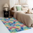thumbnail image 3 of 4x5 Area Rug Geometric Rugs, Colorful Carpet for Living Room Bedroom Abstract Patterned Indoor Home Decor, Non Slip Soft & Low Pile Large Washable Rug ZH&170, 3 of 7