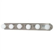 Nuvo Lighting 60/3303 6 Light 36" Wide ADA Approved Vanity Strip with White Glas
