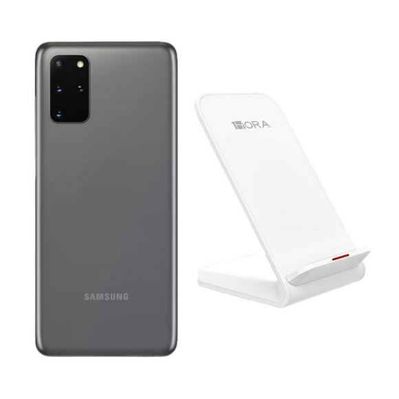 Samsung Galaxy S20 Plus Reacondicionado 128gb Gris + Base Cargador Samsung Galaxy SM-G986U