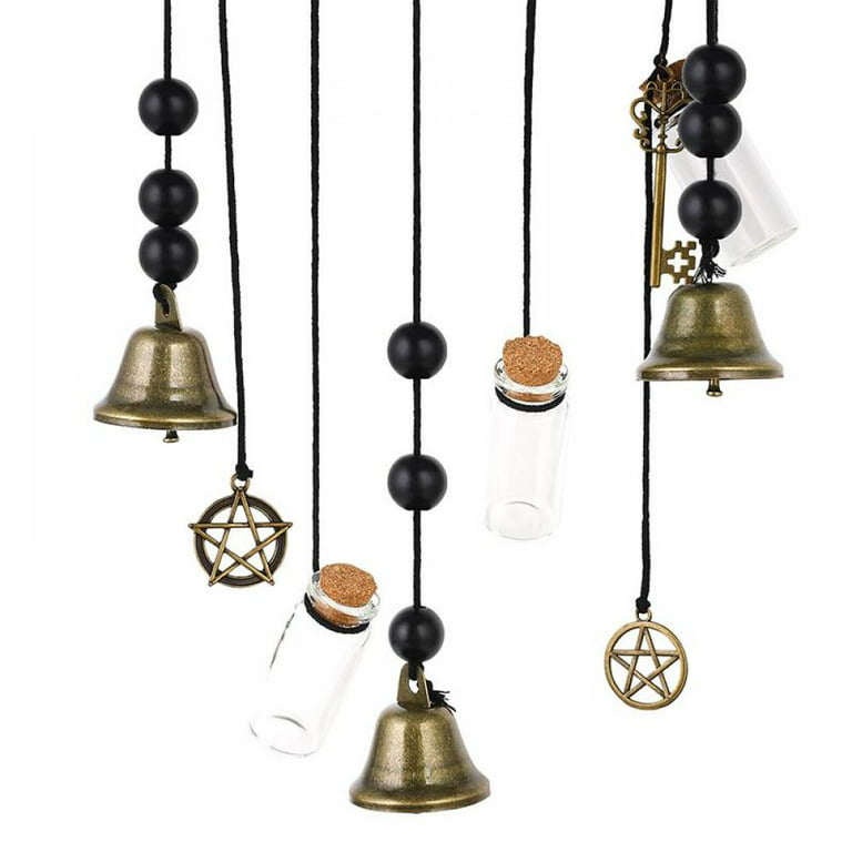 Wholesale OLYCRAFT 3Pcs Witch Bells for Door Knob Witchcraft Bells Witch  Bells Door Knob Hanger Pagan Bell Decor Wood Beads Antique Magic Keys Witch  Bells for Witchy Room Home Decor Witchy Gifts 