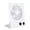 White, variant on Riousery Portable Desktop Flat Fan Battery Operated Foldable Standing Hanging Fan with Remote Stepless Speed 7.5 inches / 19 cm Beige