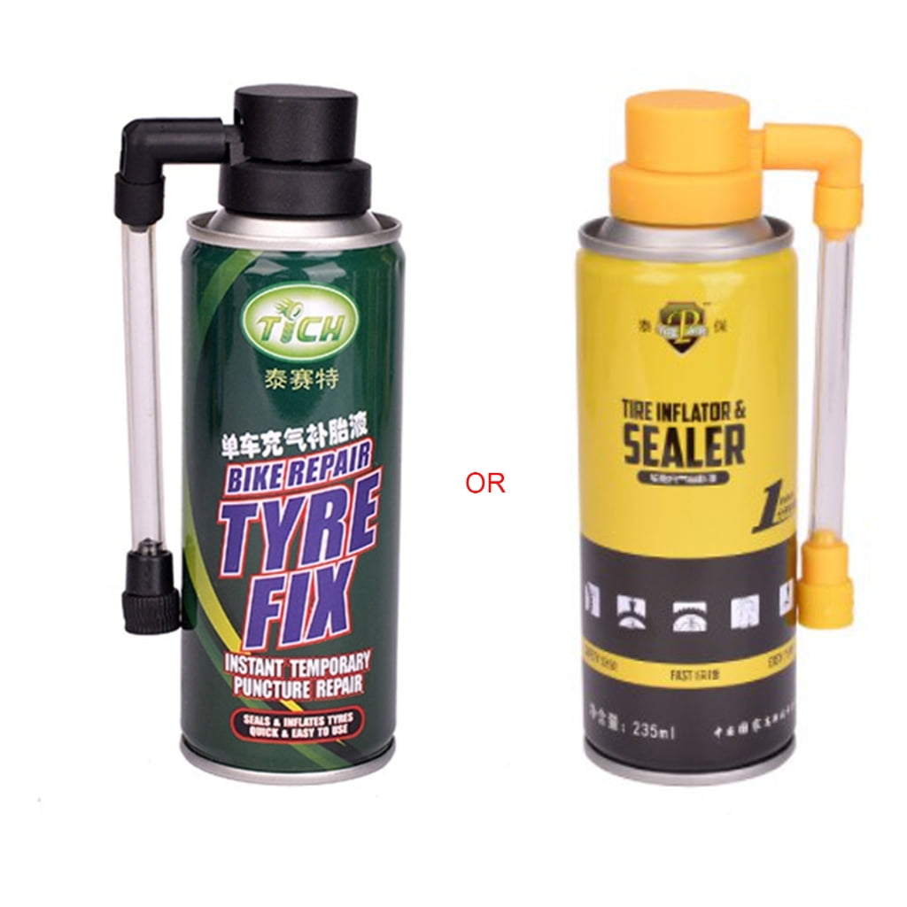 TINYSOME Vacuum Tire Repair Instant Fix Tire Inflator Inject Fluid Motorcycle Bike Air Filler