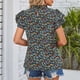 thumbnail image 5 of Blusa suelta con cuello en V y manga corta con estilo para mujer OAVQHLG3B Store lin121212, 5 of 5