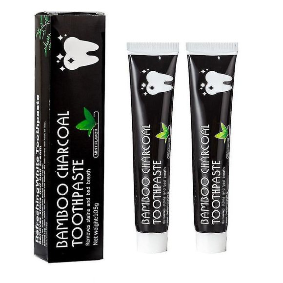 Activated Bamboo Charcoal Toothpaste Teeth Whitening 105g Mint