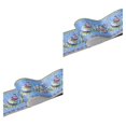 thumbnail image 1 of Papel tapiz impermeable Naiovety de PVC para decoración sala de estar Flor de linterna azul 2Conjunto, 1 of 6