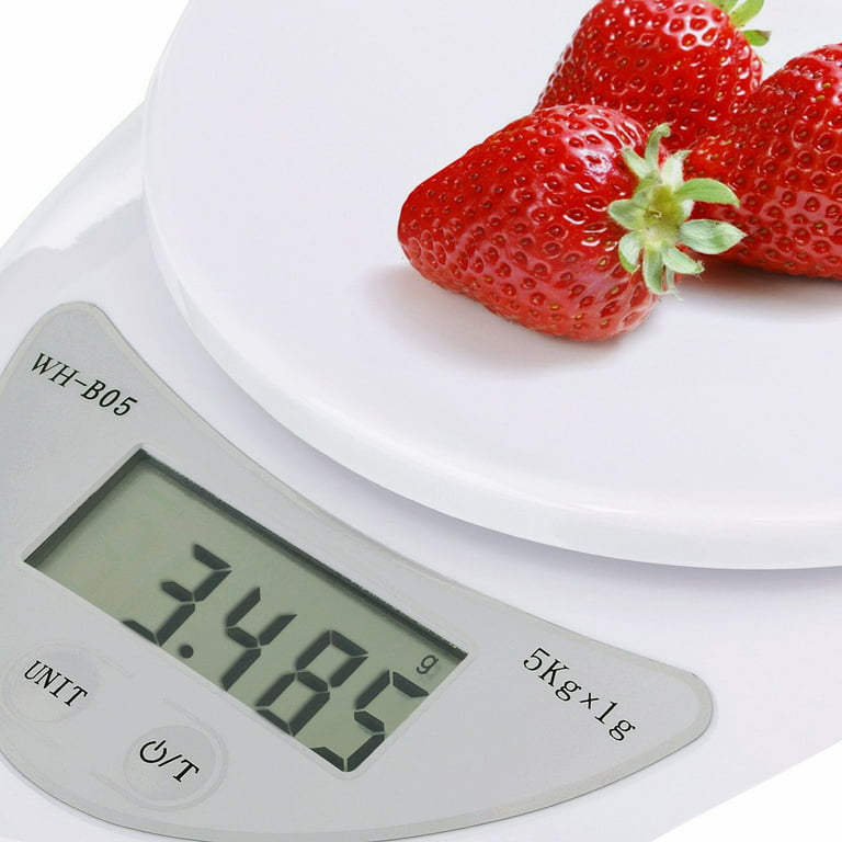 1pc, Kitchen Scales, Digital Weight Grams And Ounces Food Scale For Bakers,  Candle And Soap Making, Baking Scale With Stainless Steel Large Platform