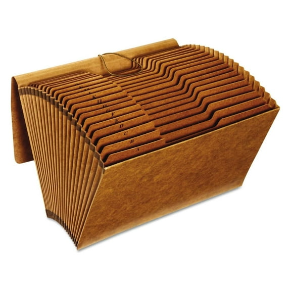 Pendaflex Expanding File Folder, Legal Size - 21 Pocket, 1/3 Cut Tabs, Heavy Duty - Brown