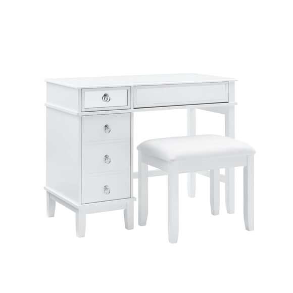Tasha White Vanity Set