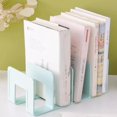thumbnail image 6 of bestolf Modern Geometric Bookend Plastic Desktop Book Holder for Shelves Desk Multi-Purpose Organizer for Home Office School, 6 of 7