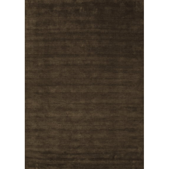 Ahgly Company Indoor Rectangle Abstract Brown Contemporary Area Rugs, 6' x 9'