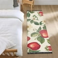 thumbnail image 3 of Yayeee Runner Rug for Bedroom 2'x6' Machine Washable Hallway Non Slip Mat, Apple Leaves Pattern, 3 of 8