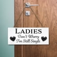 thumbnail image 6 of JennyGems Funny Wedding Signs for Ring Bearer Ladies Don't Worry I'm Still Single Ring Bearer Signs for Wedding Decor, Wedding Decorations Ring Bearer Wedding Sign, Wedding Ceremony Decorations White, 6 of 10