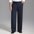 thumbnail image 5 of FEDTOSING Mens Fleece Lined Dress Pants Old Money Baggy Wide Leg Pleated Warm Heavyweight Trousers, 5 of 7