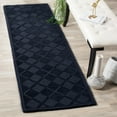 thumbnail image 3 of SAFAVIEH Martha Stewart Argyle Geometric Checkered Wool Runner Rug, Ohio Buckeye, 2'3"x8', 3 of 5