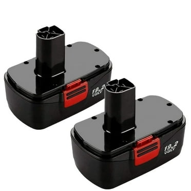 4000mAh 2-Pack Replacement for Craftsman 19.2 Volt Battery DieHard C3 1323903 130279005 130279003 130279017 1323517 11375 315.11375 315.11485