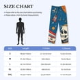thumbnail image 3 of Mens Pajama Pants, Astronaut Skeleton Space Soft Sleep & Lounge Pants for Men, Cuteness Casual PJ Bottoms Pants with Pockets, 3 of 7