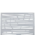 thumbnail image 6 of DUOSONG Outdoor & Indoor Privacy Screen Metal Privacy Screen 76" H×48" W, Freestanding Decorative Privacy Screen For Deck Balcony Patio, Privacy Fence Panels For Outside Lawn Garden Ps109 White White, 6 of 11