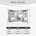 thumbnail image 6 of Naloa African Animals Pillowcase, Throw Pillowcase, Wrinkle-Free, Stain-Resistant with Hidden Zipper for Bedroom Sofa - 14"x20", 6 of 9