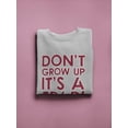 thumbnail image 3 of I Wish A Were A Child Again Sweatshirt Men -GoatDeals Designs, Male Small, 3 of 4