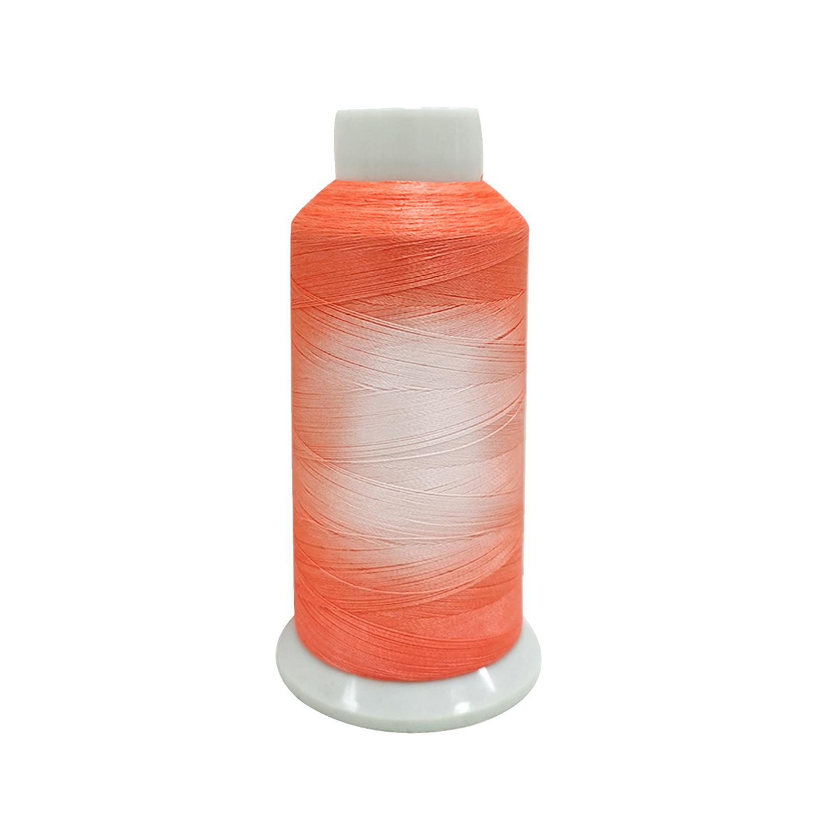 Color Changing Thread, Embroidery, Hand Knitting, Polyester Supplies for Festivals Hat Orange