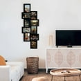 thumbnail image 5 of 8-Unit Wall Hanging Family Collage Picture Frame - Black Gallery Style - 33 x 15 inches, 5 of 6