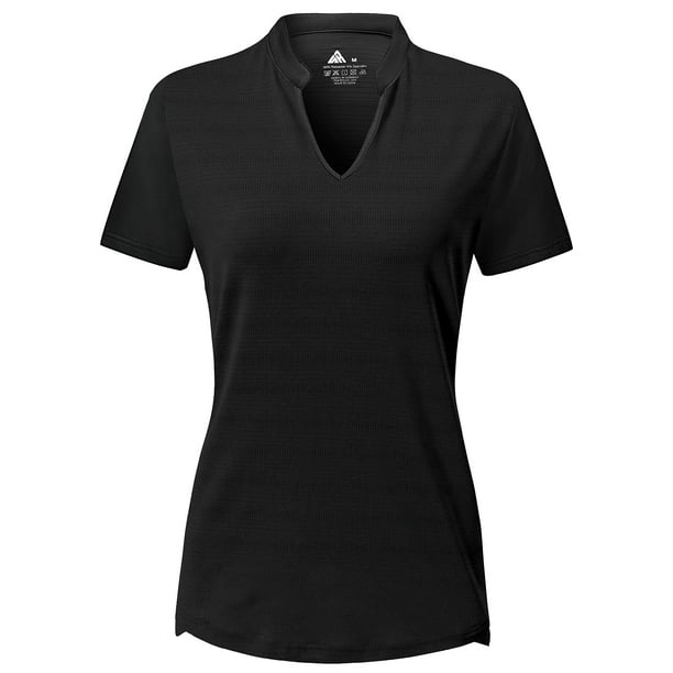 SCODI Women's Golf Shirts Short Sleeve Collared Polo Shirt Moisture