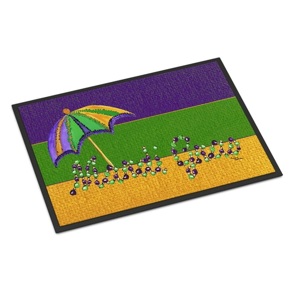 Mardi Gras Door Mat Doormat
