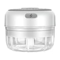 thumbnail image 1 of Household Blender,Portable Baby Food Processor,Garlic Garlic Puree Maker,Compact Garlic Supplement Machine,Easy to Use Garlic Paste Maker for Infants & Toddlers,PENDANE,White, 1 of 7