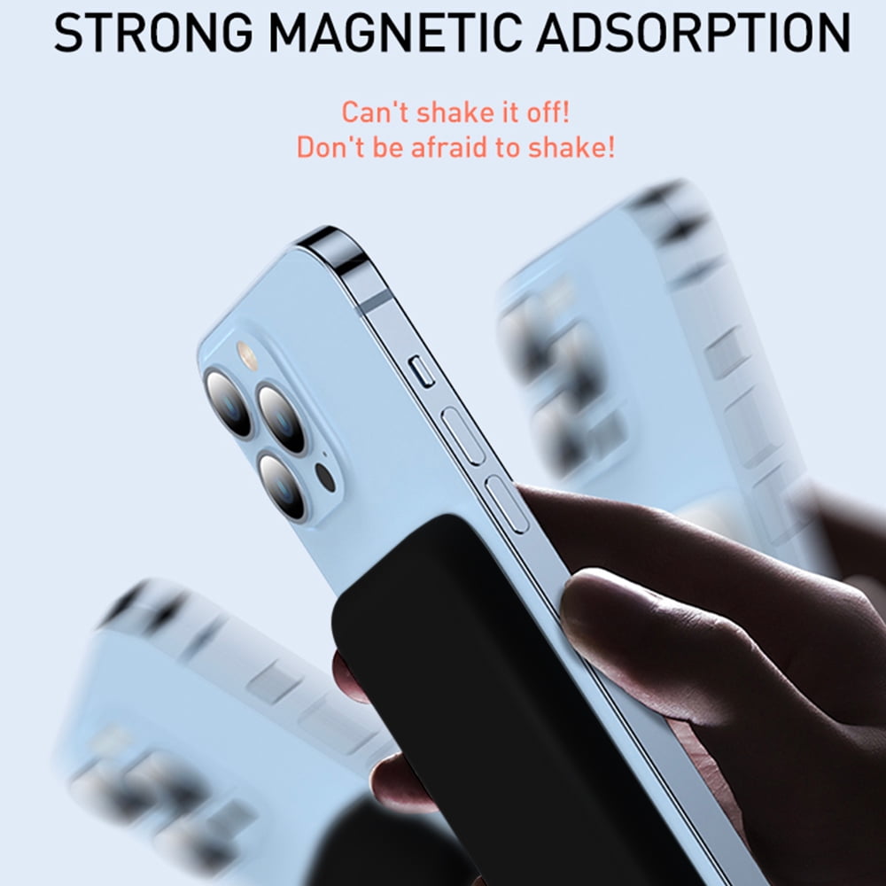 5000mAh Magnetic Wireless Power Bank,Portable 15W Fast Charging Battery Pack Charger Compatible with iPhone 14/13/12 Series