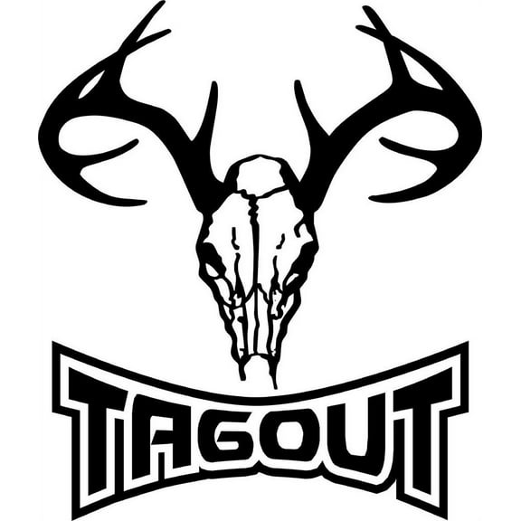 Hunting Hobby Vinyl Wall Decal - Tag Out Hunting Hunter Sports Hobby Hobbies Kids Boys Mens Bed Room 6 X 8"