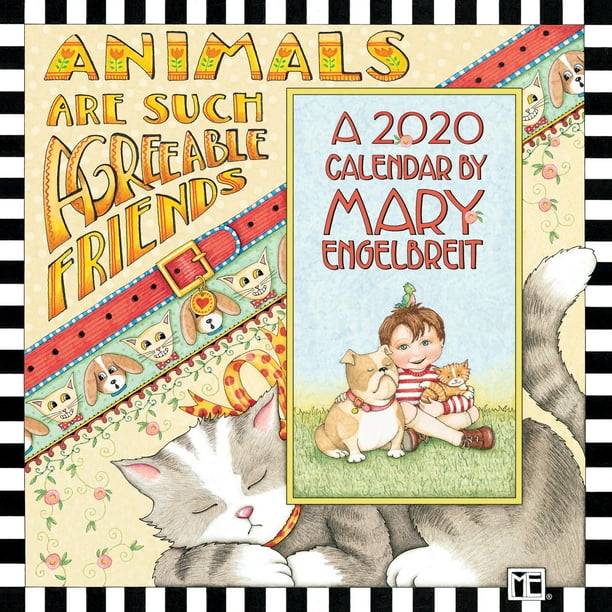 Mary Engelbreit 2020 Mini Wall Calendar Animals Are Such Agreeable
