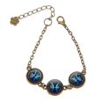thumbnail image 2 of Diseño único Del Zodiaco Azul Cadena Ajustable Pulseras 12 De La Constelación Sunnimix Pulsera del brazalete, 2 of 6