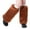 Coffee, variant on Women's Fluffy Leg Warmers Winter Fluffy Leg Warmers Soft Yoga Leg Warmers for Women Leather Leg Warmers Thigh High Hot Leg Warmers Furry Wool Leg Warmers for Women Long Cycling Leg Warmer Christmas