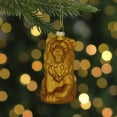 thumbnail image 2 of Northlight Sitting Lion Glass Christmas Ornament - 2.5" - Gold, 2 of 5
