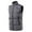 Gray Without Power Bank, variant on Fashnice Heated Vest 9 Areas USB Men's Women's Winter Outdoor Electric Heating Jackets Warm Sports Thermal Coat Clothing Heatable Vest Black Power Bank(10000 mAh) US M