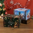 thumbnail image 4 of Clearance!!Christmas Leather Wooden Storage Box Desktop Sundries Storage Box Candy Packaging Box Gift Box, 4 of 6