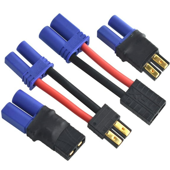 RC LiPo Battery Connector Adapter Compatible with for / Lipo Battery Plug to EC5 Male Female on ESC Charger