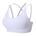 thumbnail image 4 of Curenmufel Sport Bras for Women High Support Adjustable Sports Bras for Women High Support Padded Racerback Sport for Large Bust Workout Running Gym (White,XL), 4 of 7